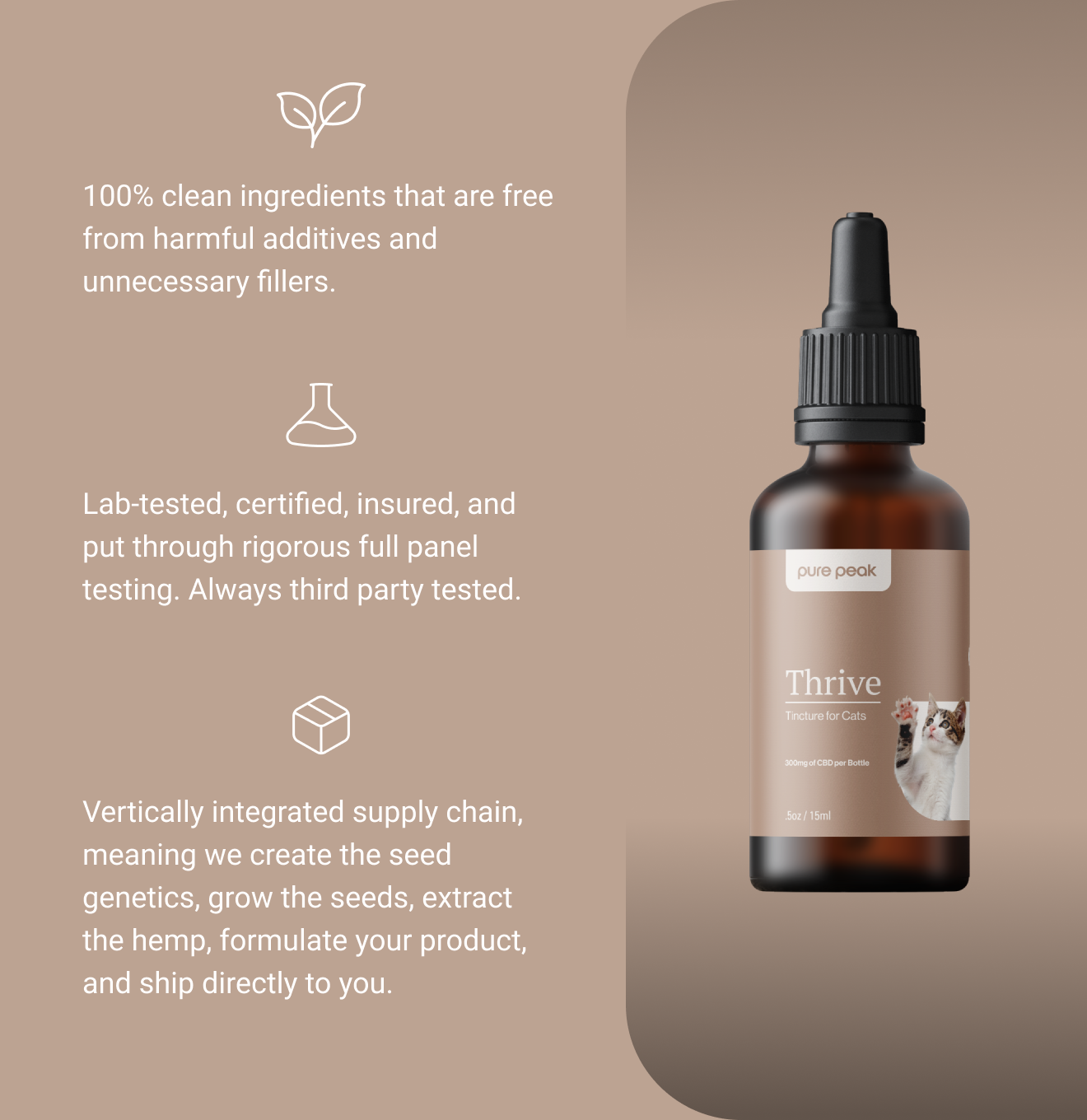 Thrive CBD Tincture for Cats